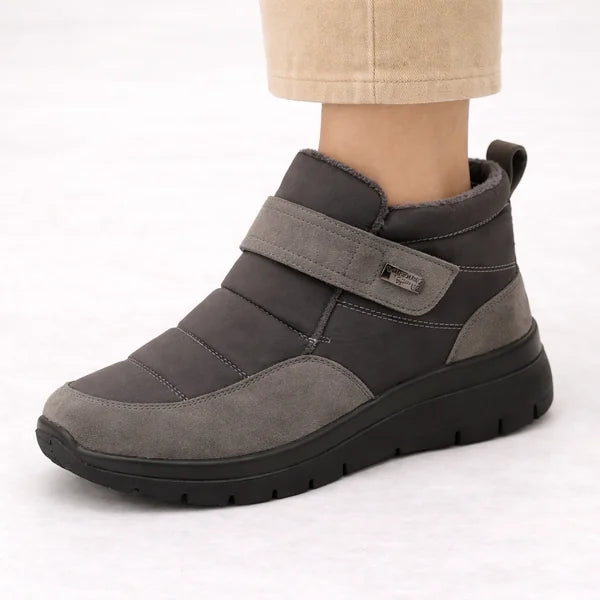 Trudy - Hook-and-Loop Quilted Boots