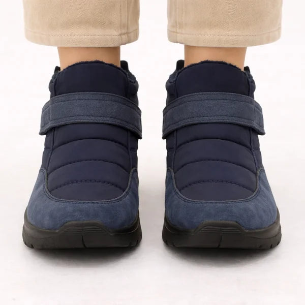 Trudy - Hook-and-Loop Quilted Boots