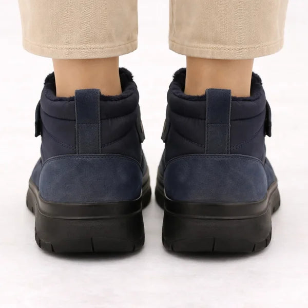 Trudy - Hook-and-Loop Quilted Boots