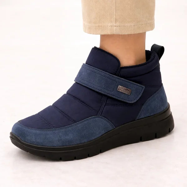 Trudy - Hook-and-Loop Quilted Boots