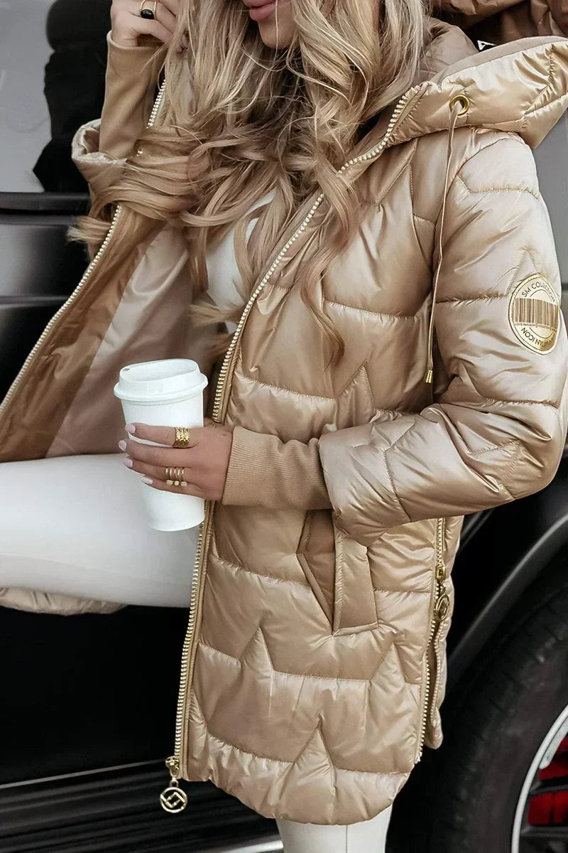 Astrid - Quilted Hooded Winter Coat