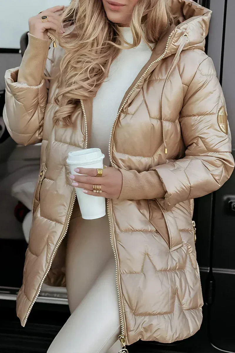 Astrid - Quilted Hooded Winter Coat