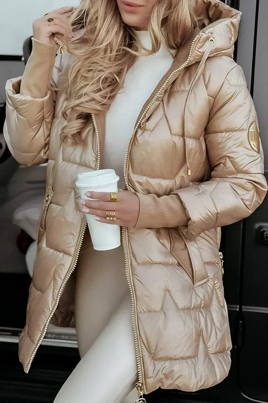 Astrid - Quilted Hooded Winter Coat
