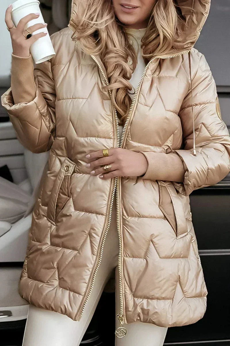 Astrid - Quilted Hooded Winter Coat