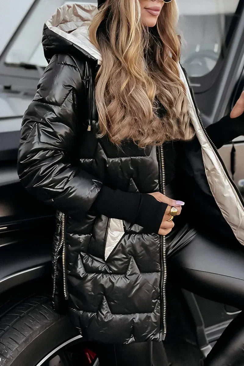 Astrid - Quilted Hooded Winter Coat