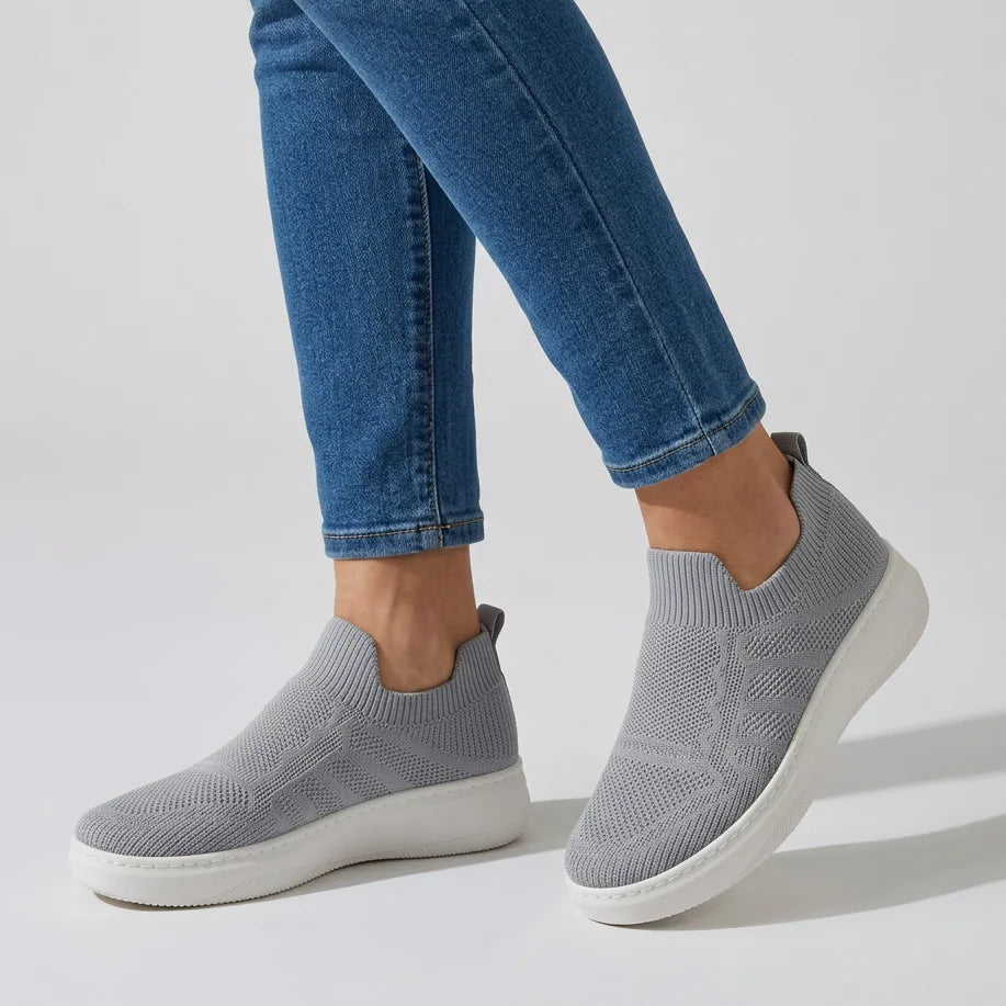 April knit slip-on sneakers