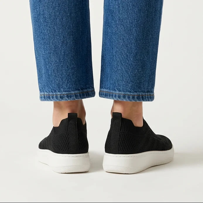 April knit slip-on sneakers