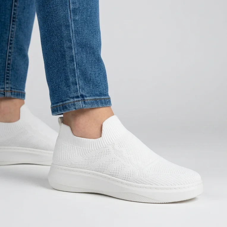 April knit slip-on sneakers