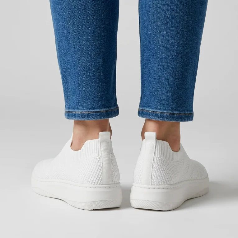 April knit slip-on sneakers