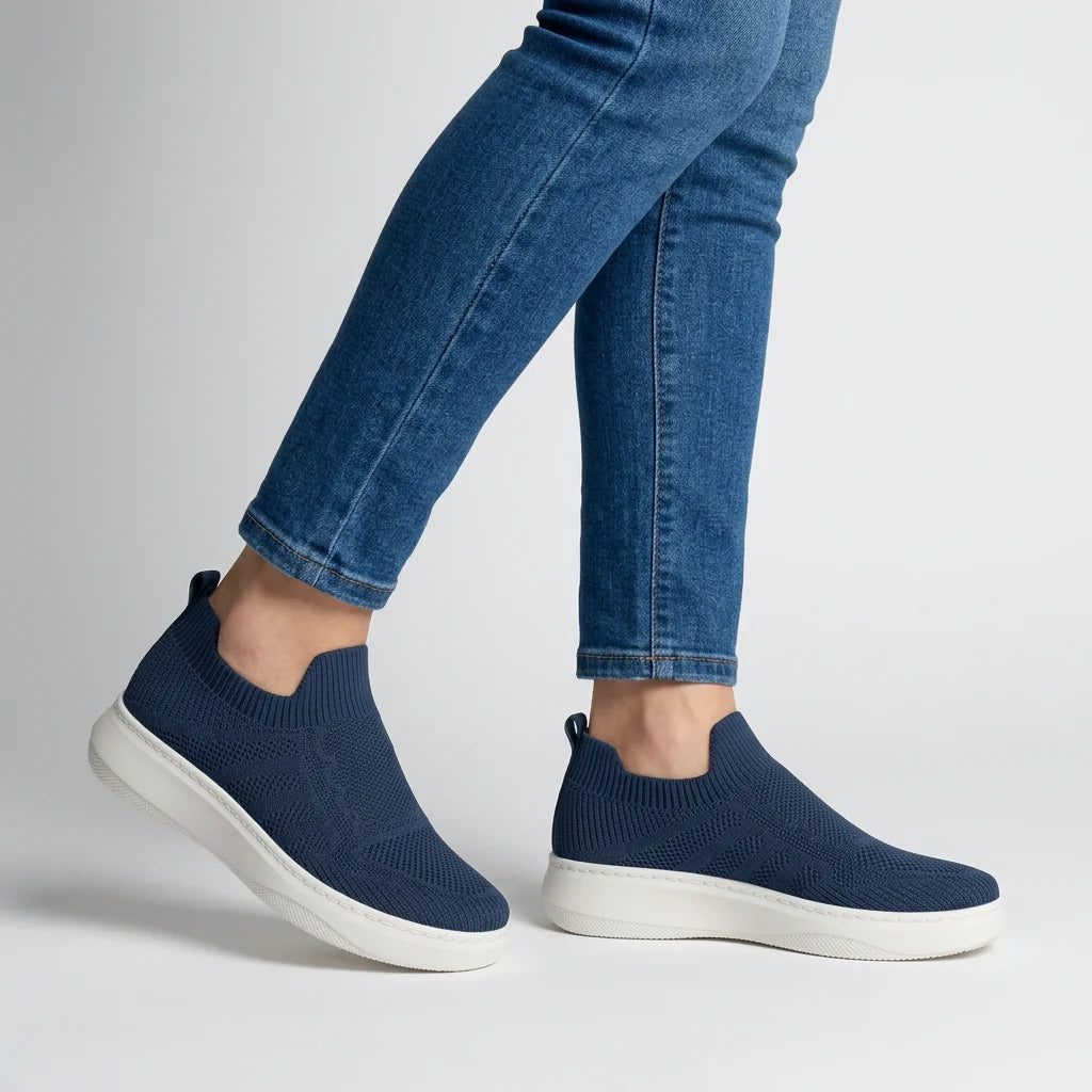 April knit slip-on sneakers