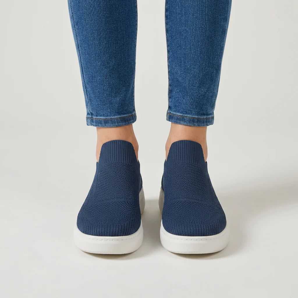 April knit slip-on sneakers