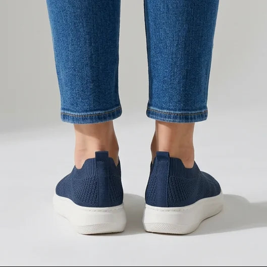 April knit slip-on sneakers