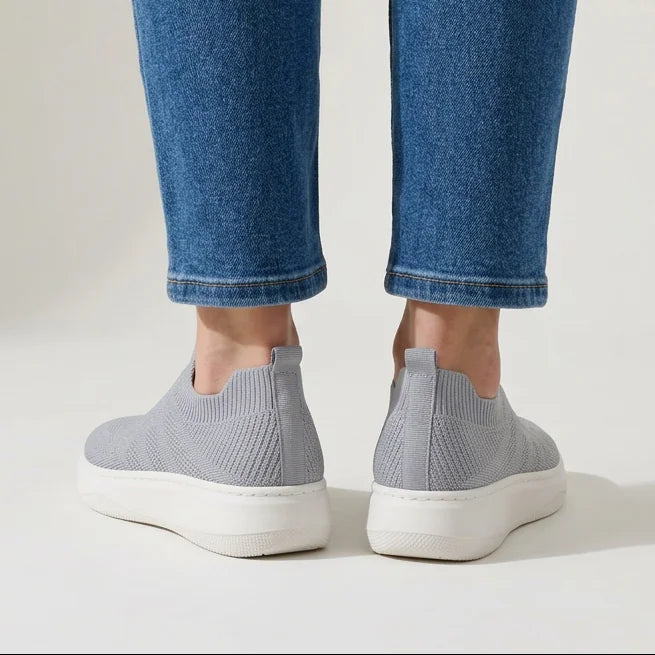 April knit slip-on sneakers