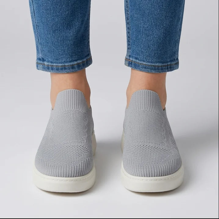 April knit slip-on sneakers