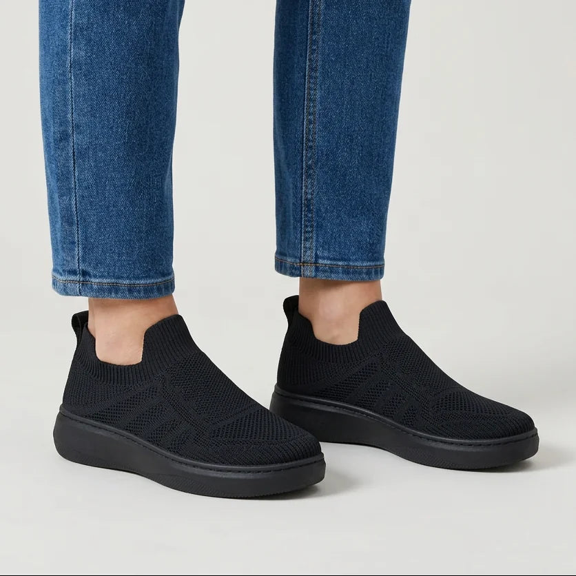 April knit slip-on sneakers