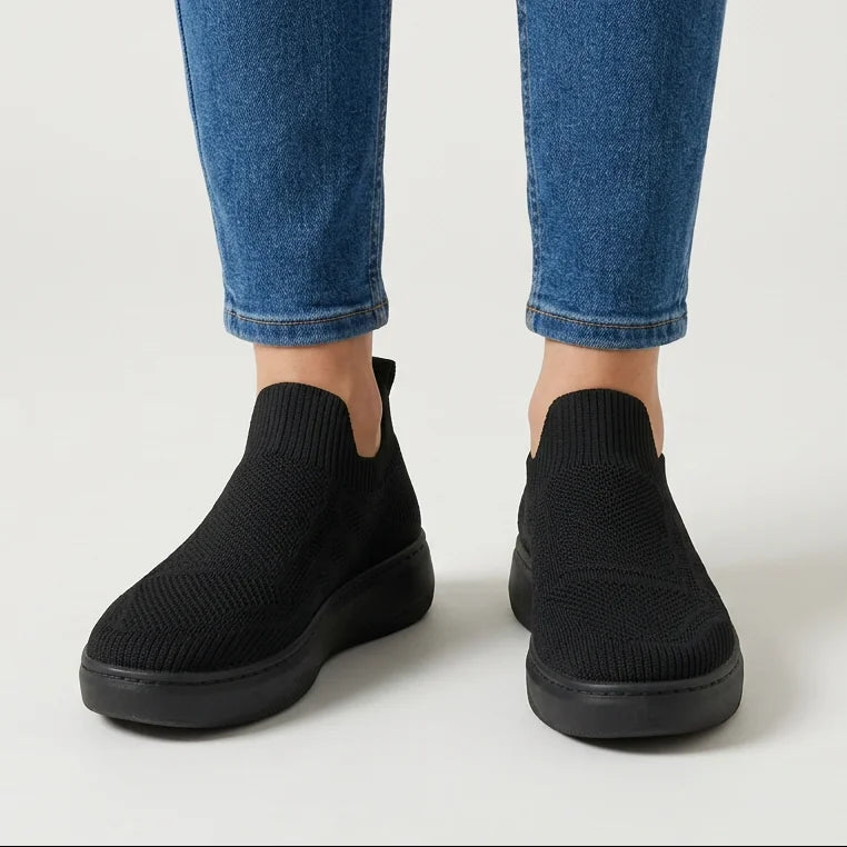 April knit slip-on sneakers