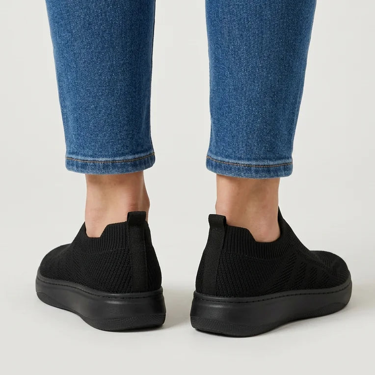 April knit slip-on sneakers