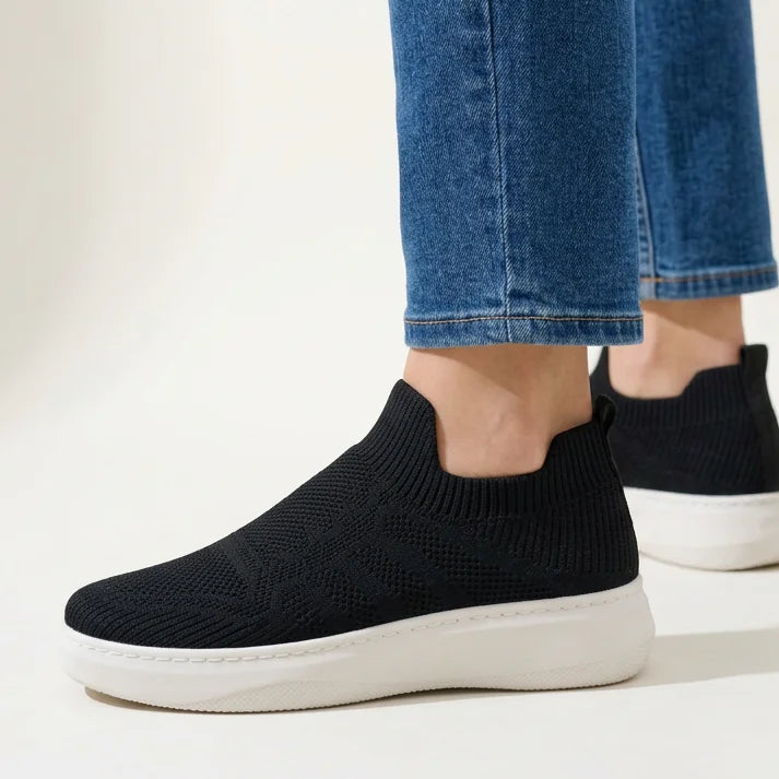 April knit slip-on sneakers