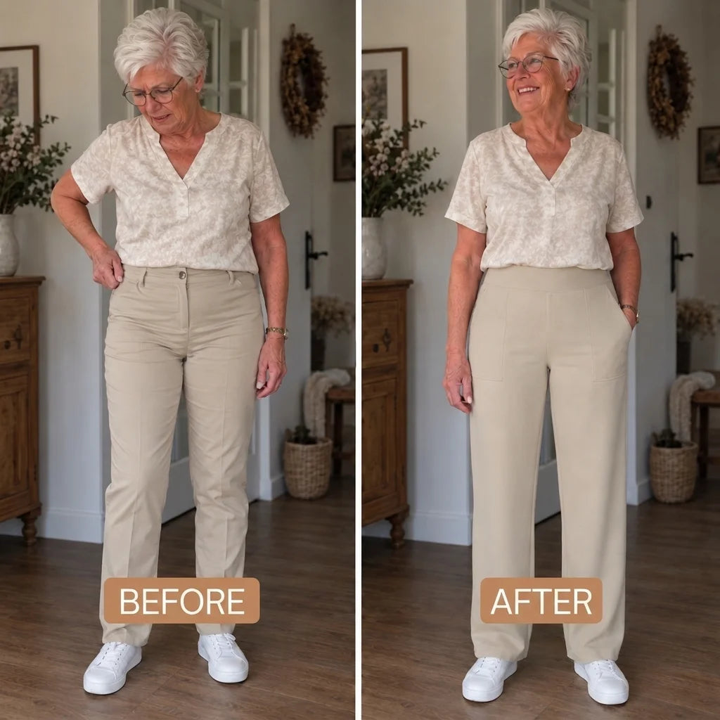 Joan - Wide-Leg Stretch Pants