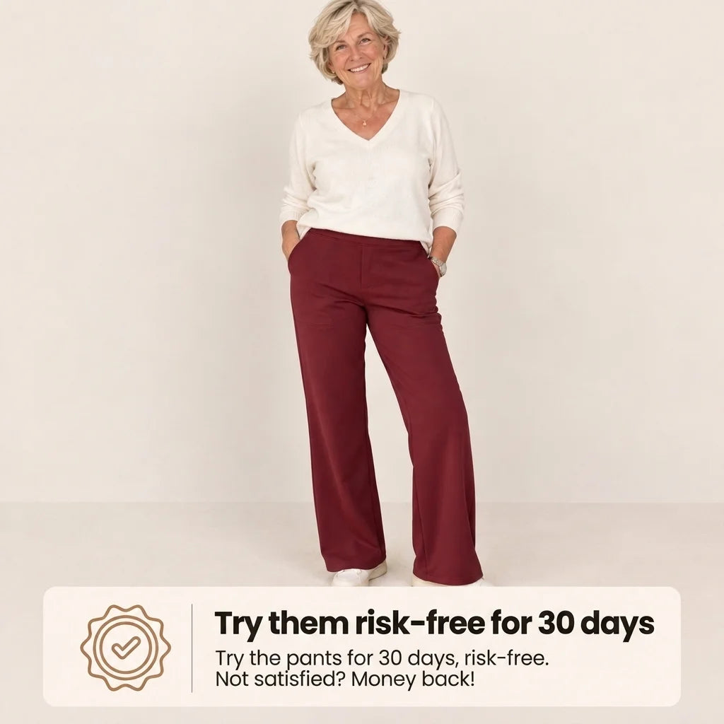 Joan - Wide-Leg Stretch Pants