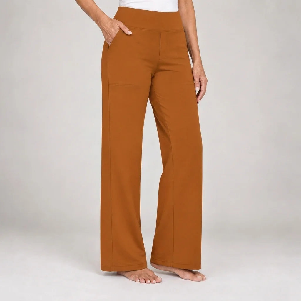 Joan - Wide-Leg Stretch Pants