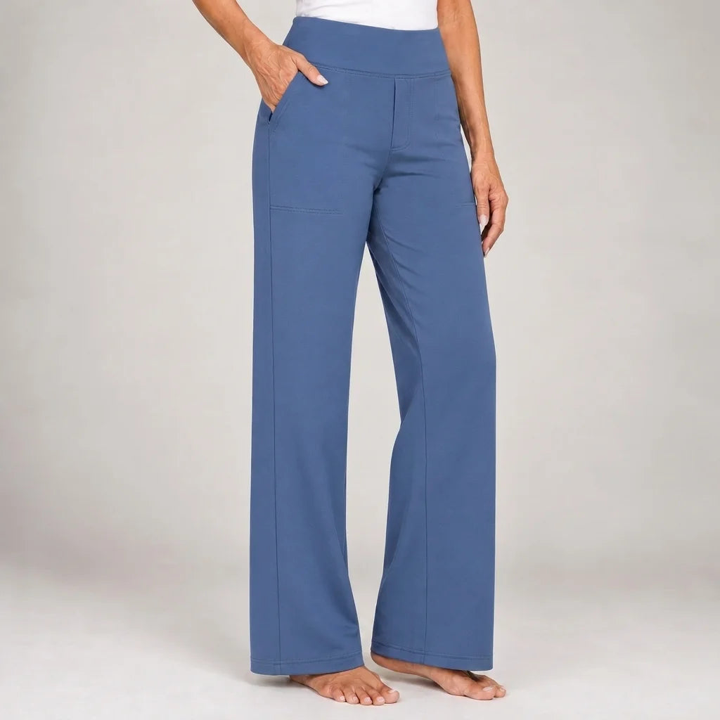 Joan - Wide-Leg Stretch Pants