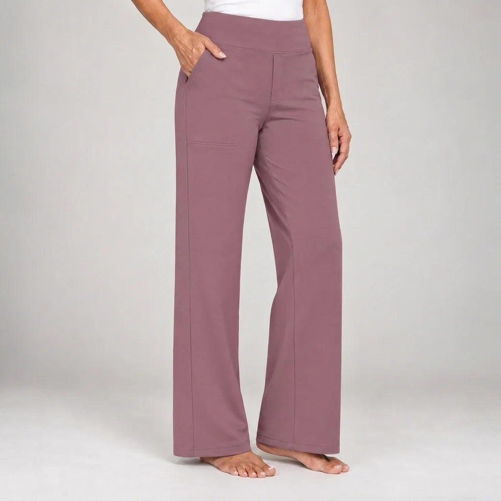 Joan - Wide-Leg Stretch Pants