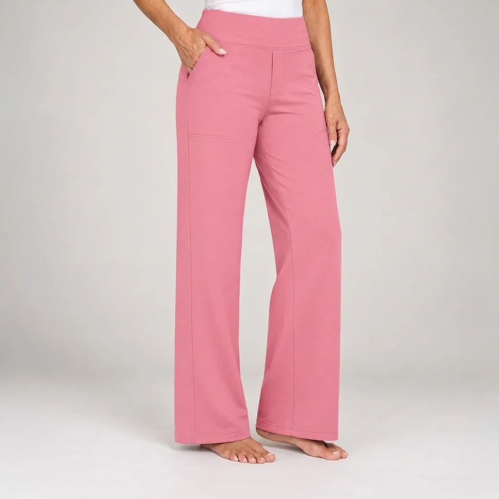 Joan - Wide-Leg Stretch Pants