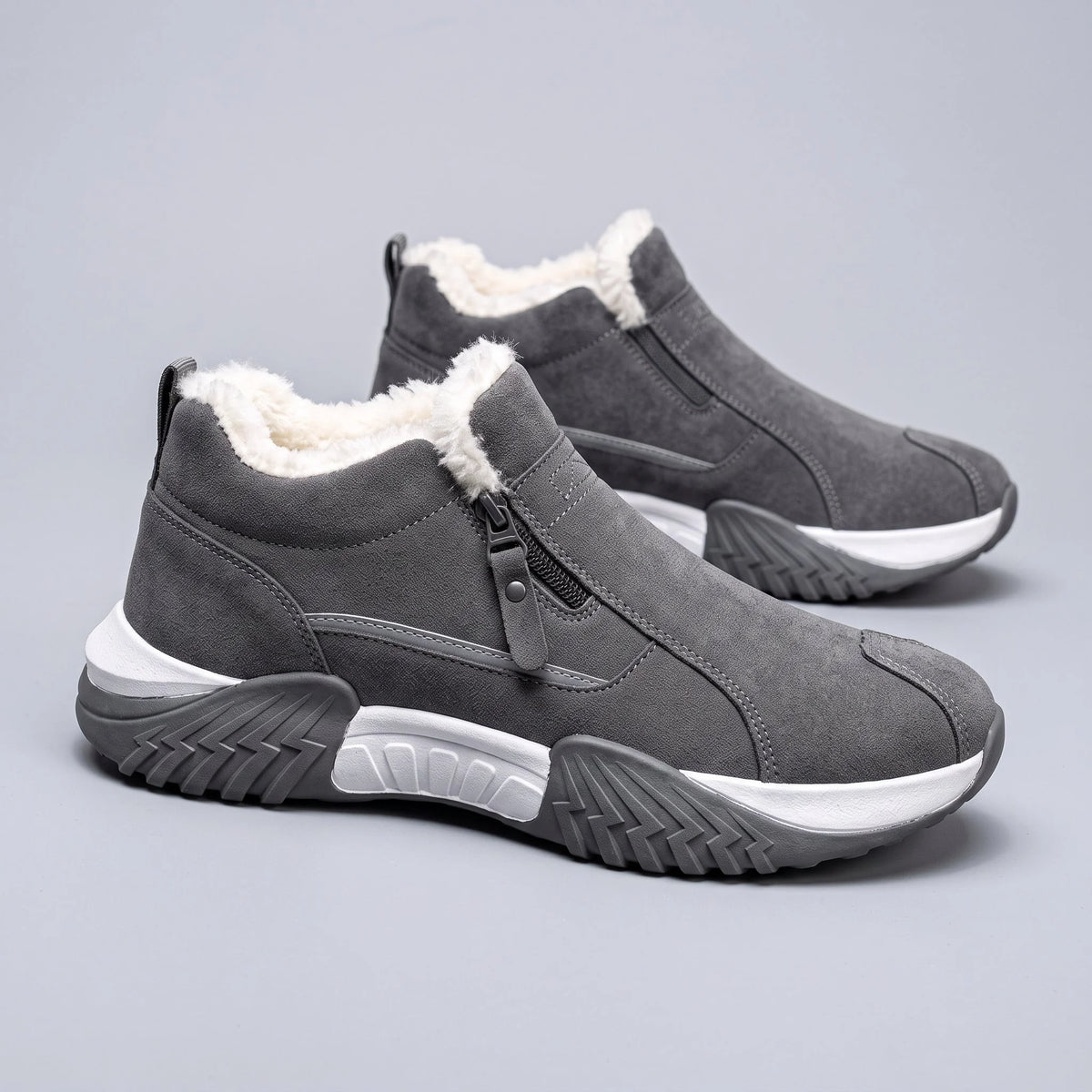 Jordan fur-lined side-zip winter sneakers