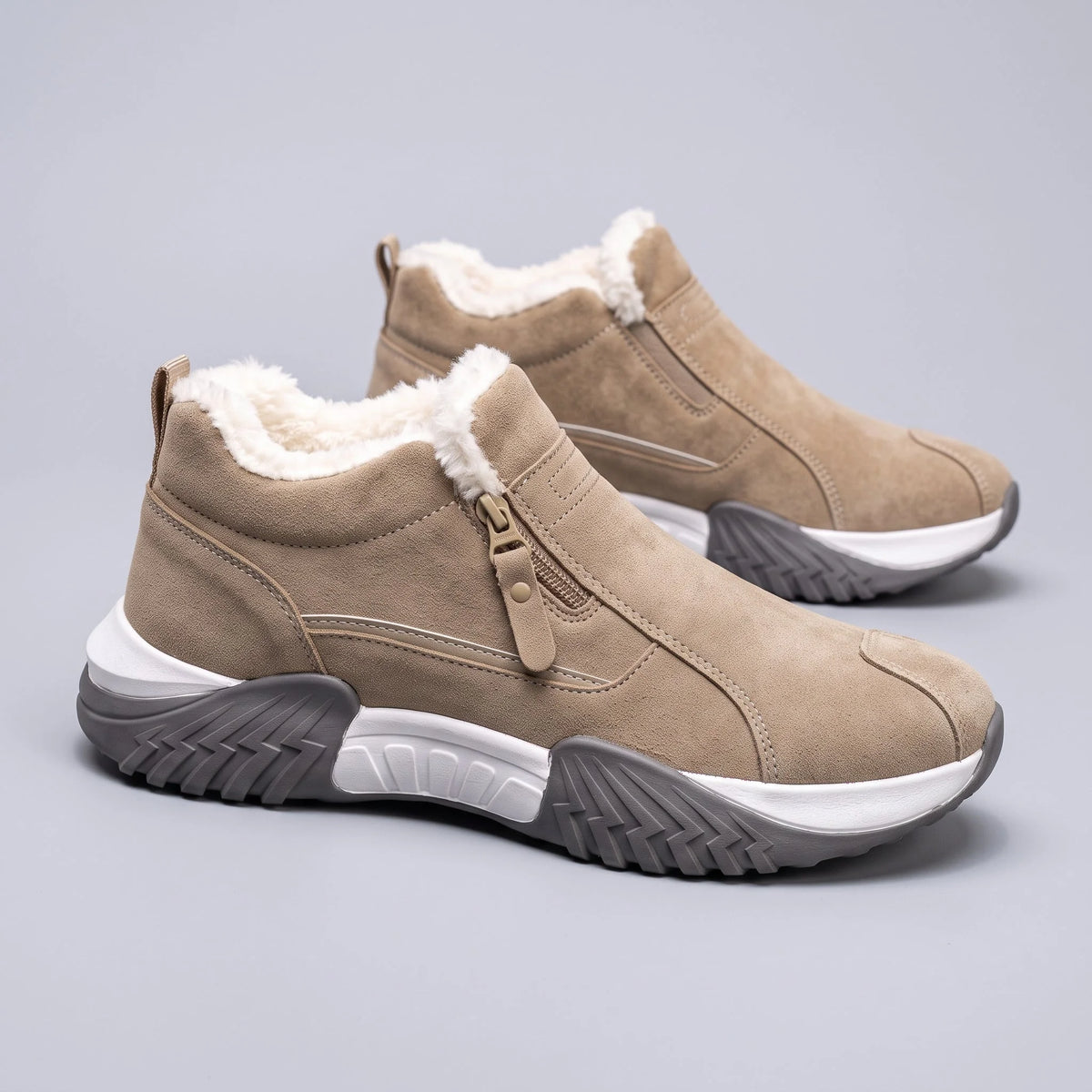 Jordan fur-lined side-zip winter sneakers
