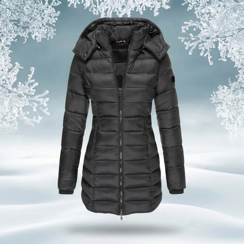 Kensley - Quilted Hooded Puffer Coat