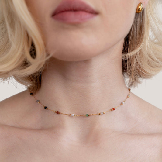 Ava - Natural Stone Necklace