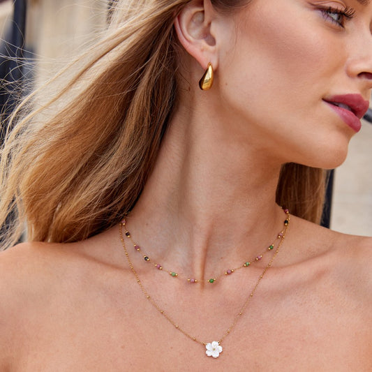 Faith - Spring Natural Stone Necklace