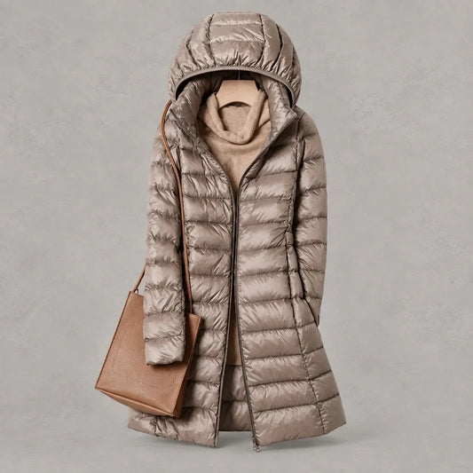 Sasha - Ultralight Down Jacket - Khaki