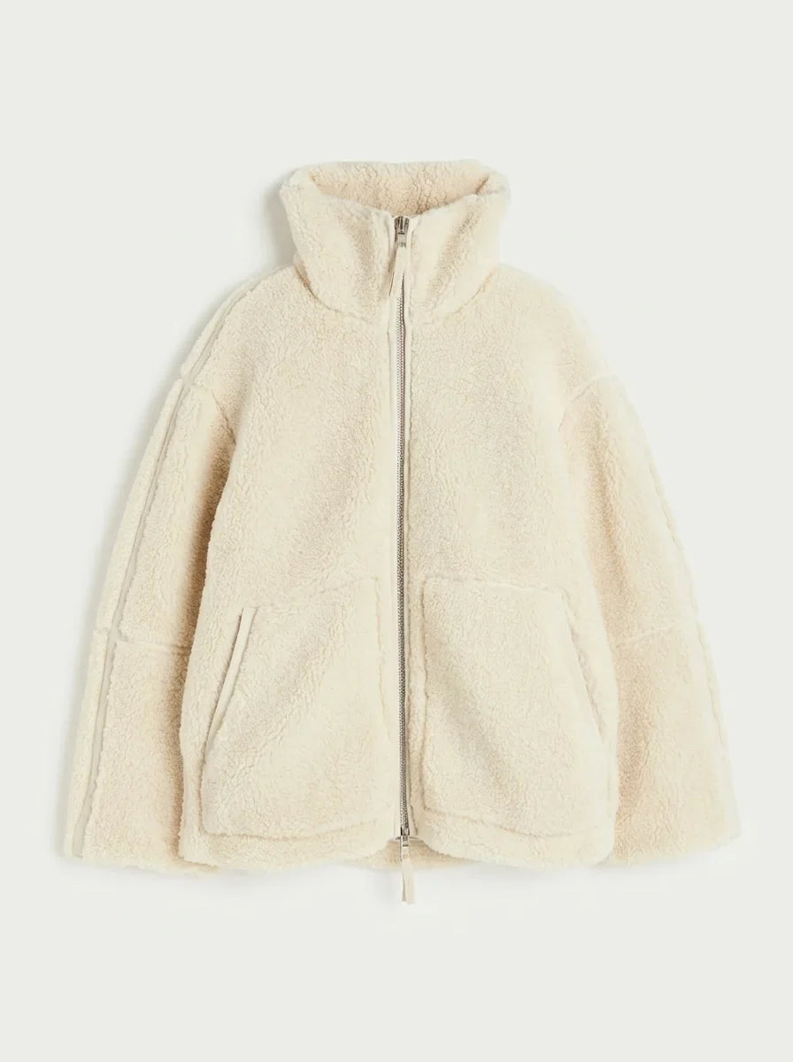 Isabelle - Oversized Teddy Zip Jacket