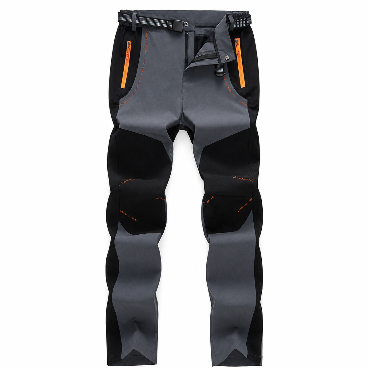 Men's Windproof Waterproof Hiking Pants - Dark Grey Lightweight