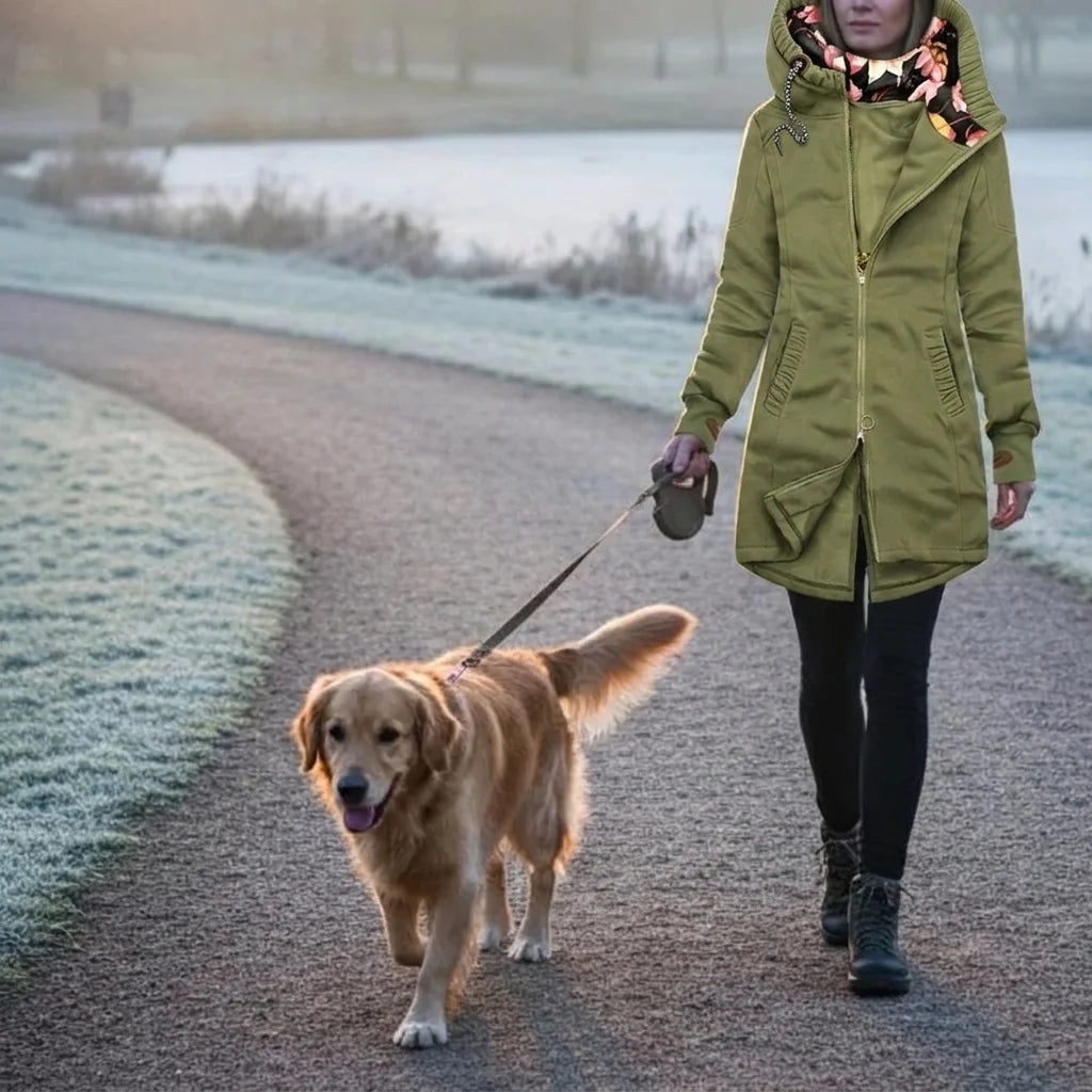 Noémie - Turtleneck Hooded Jacket