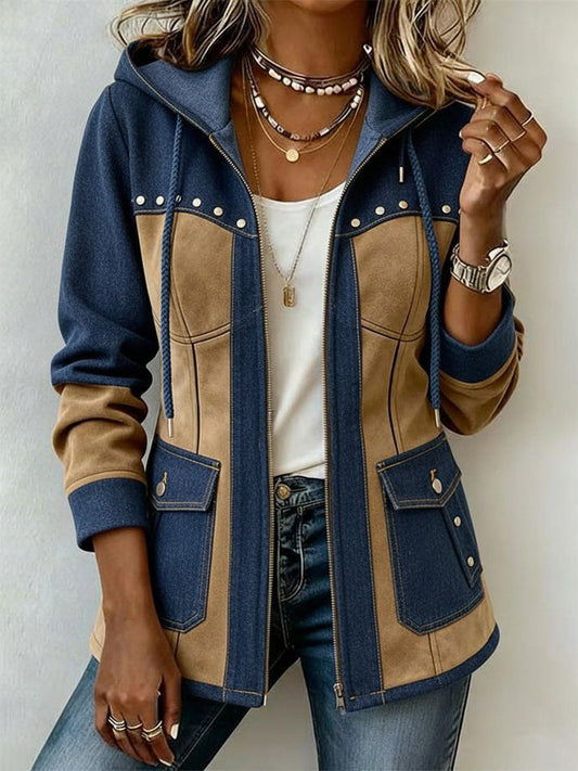 Briar - Patchwork Hooded Jacket
