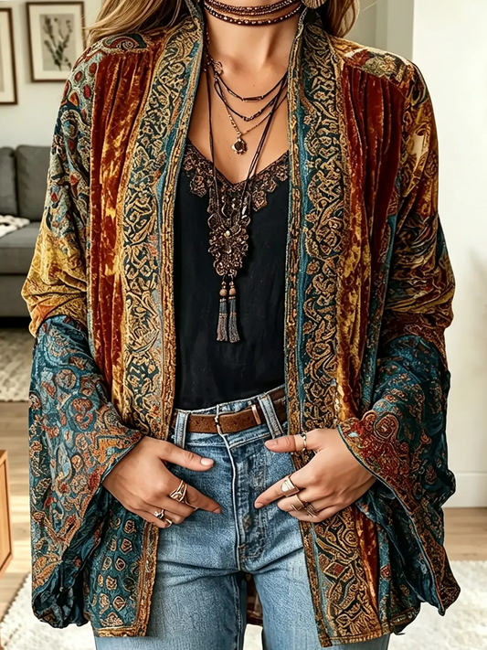 Colette - Vintage Velvet Cardigan
