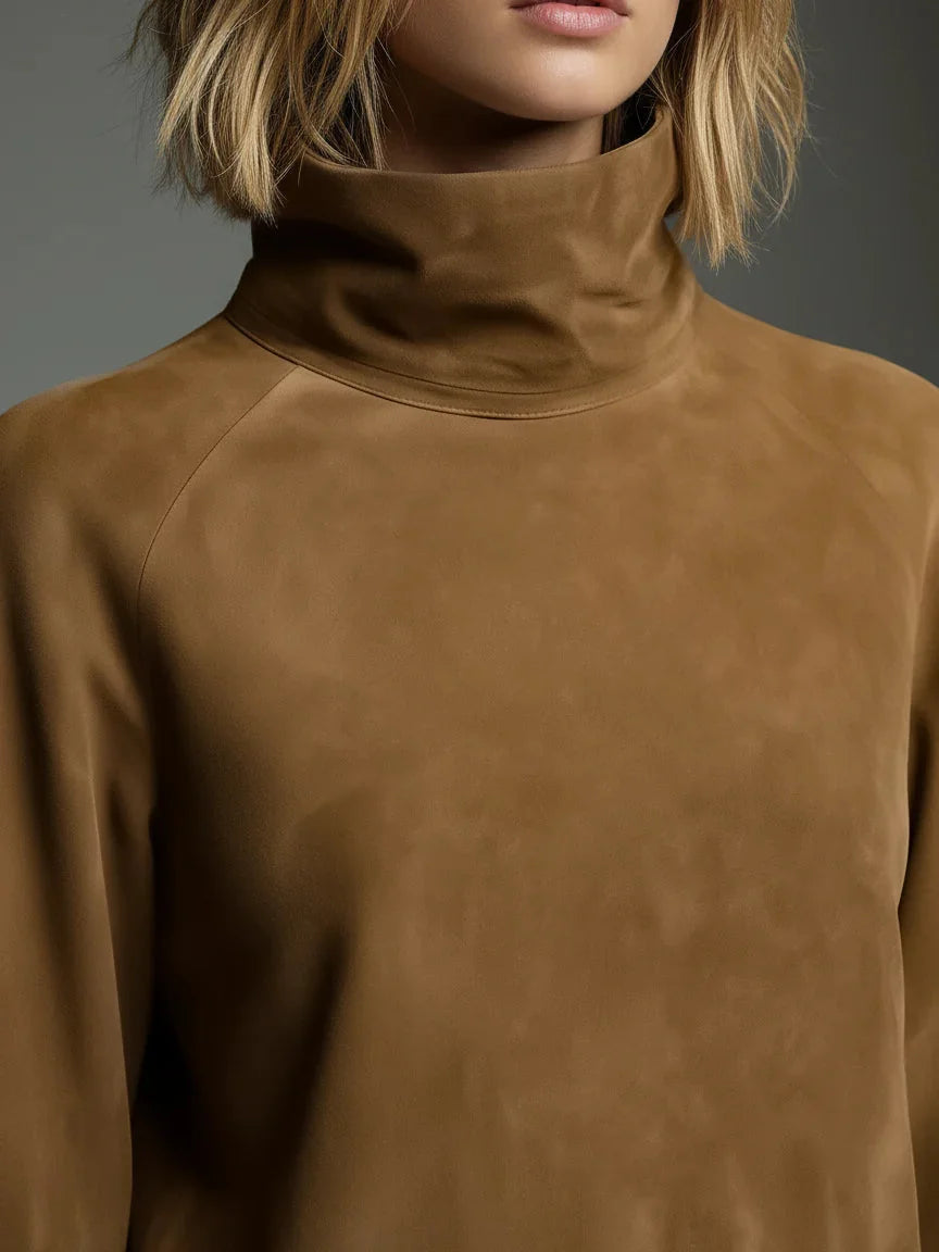 Félicie - Oversized Suede Mini Dress