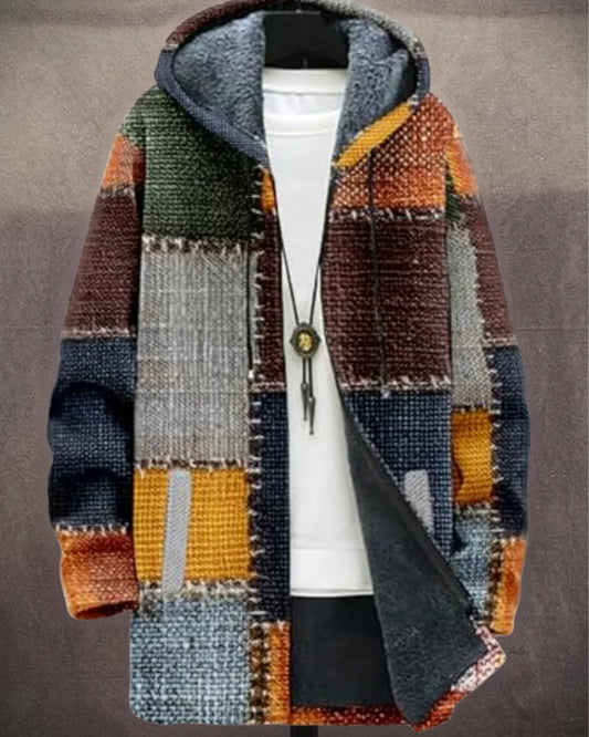 Hugo - Patchwork Fleece-Lined Coat