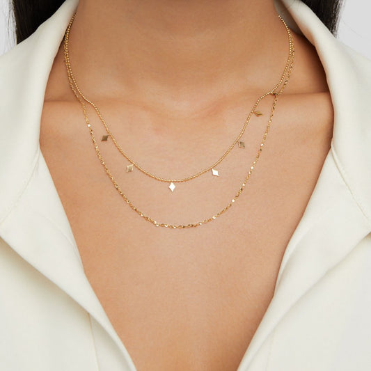 Amelia - Layered Gold Necklace