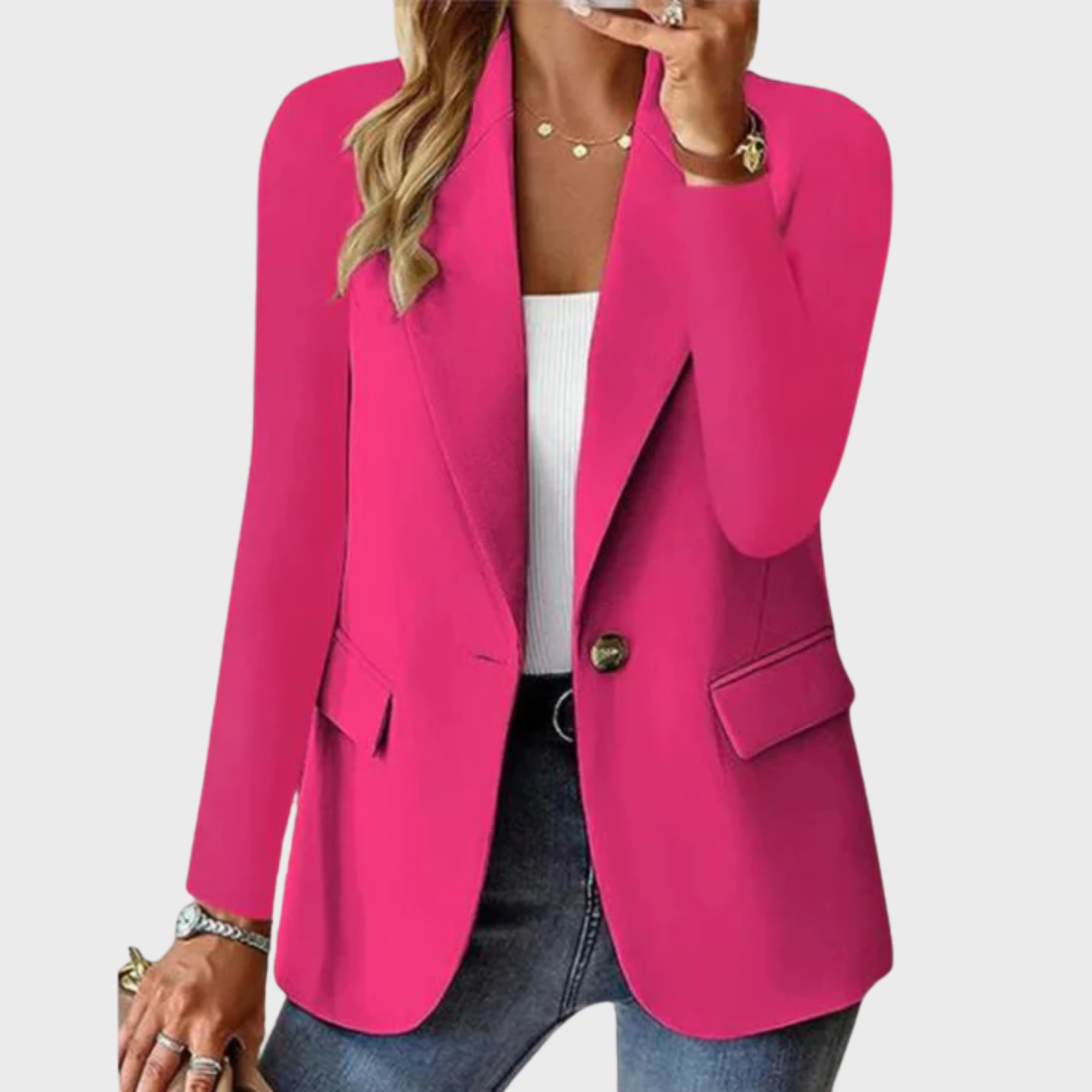 Brenda - Classic One-Button Blazer