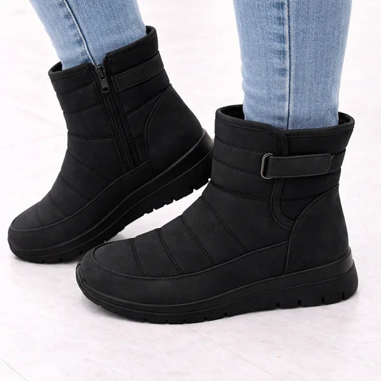 Peggy - Quilted Strap Comfort Boots