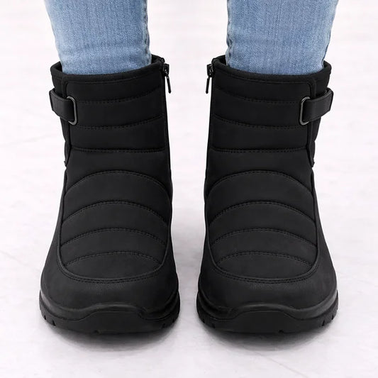 Peggy - Quilted Strap Comfort Boots