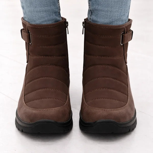 Peggy - Quilted Strap Comfort Boots