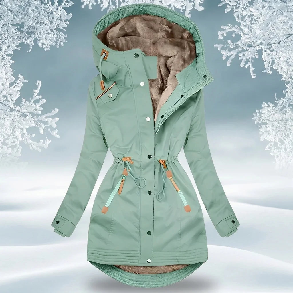 Solène - Weatherproof Hooded Parka