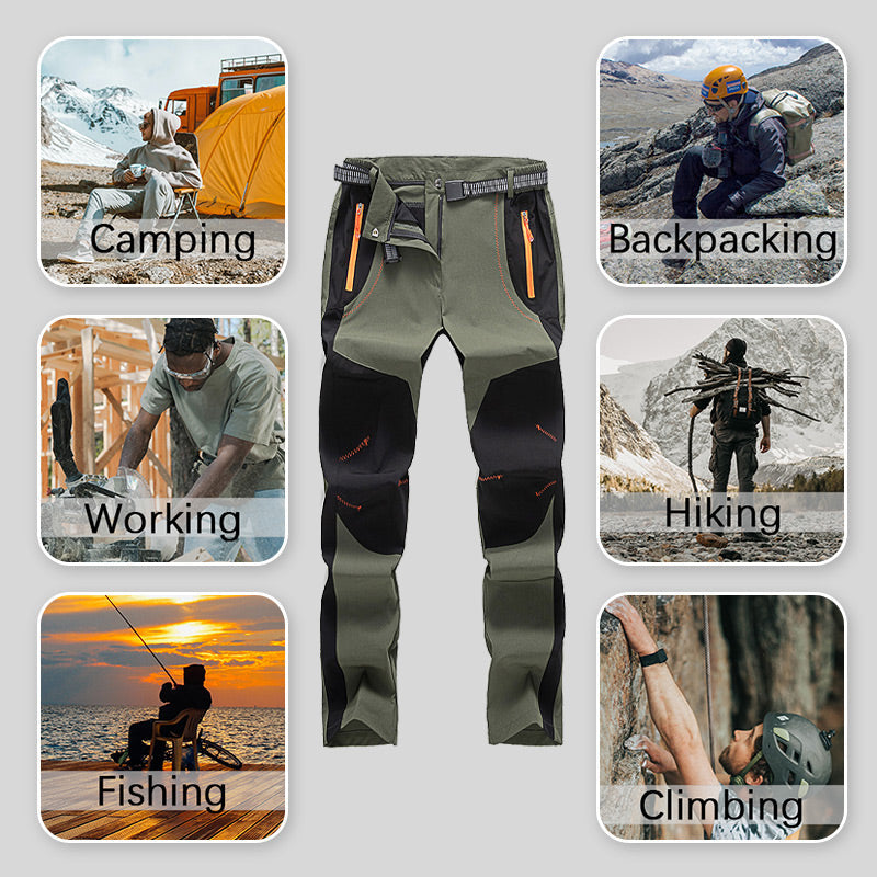 Men's Windproof Waterproof Hiking Pants - view 13
