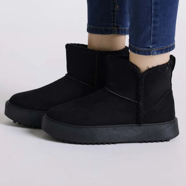 Judy - Stitched-Trim Platform Boots