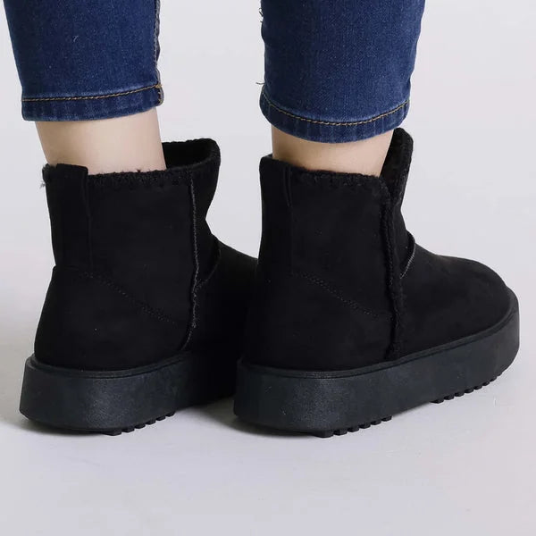 Judy - Stitched-Trim Platform Boots